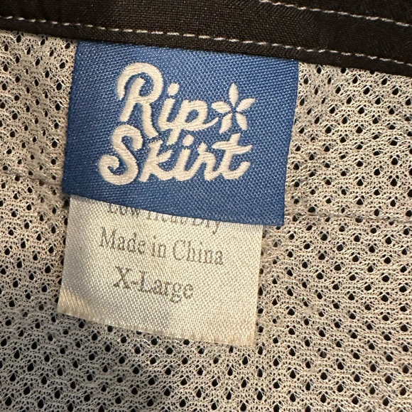 RIPSKIRT Women's XL Black Tie Waist Mini Skirt with Grey Stitch - Picture 2 of 7